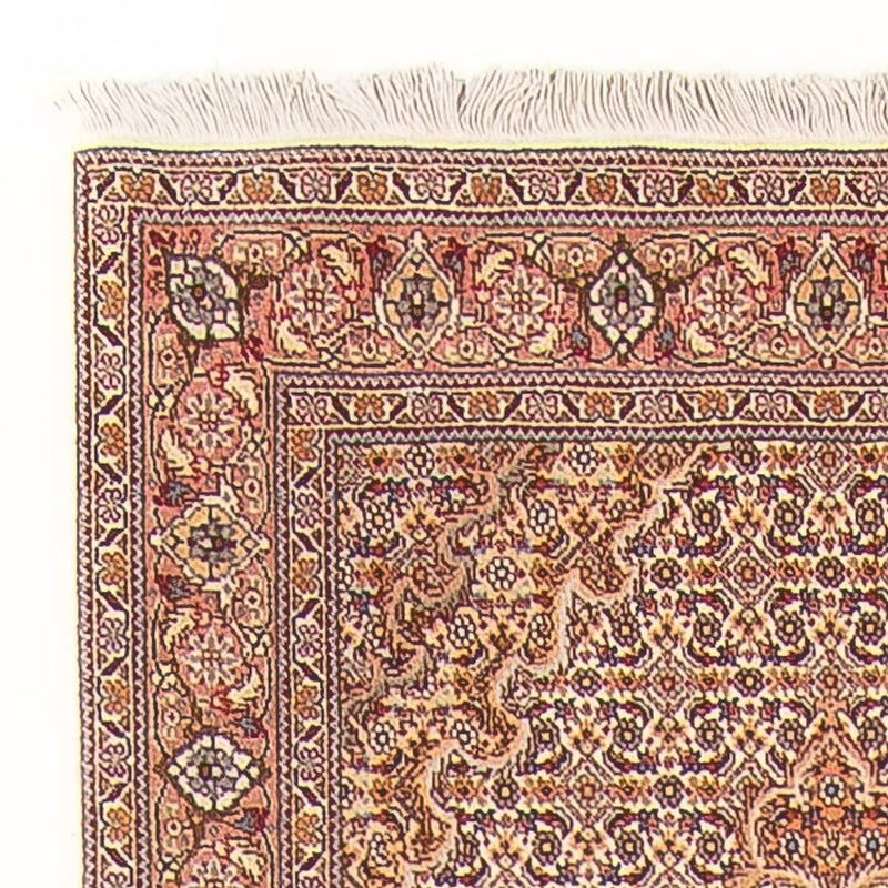 Tapis de couloir Tapis persan - Tabriz - Royal - 400 x 78 cm - beige