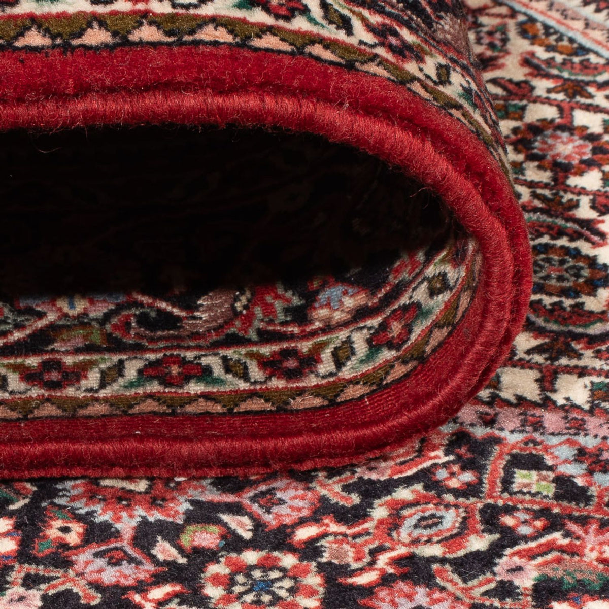 Tapis de couloir Tapis persan - Bidjar - 305 x 90 cm - beige