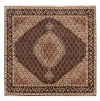 Tapis persan - Tabriz - Royal carré  - 203 x 198 cm - beige foncé