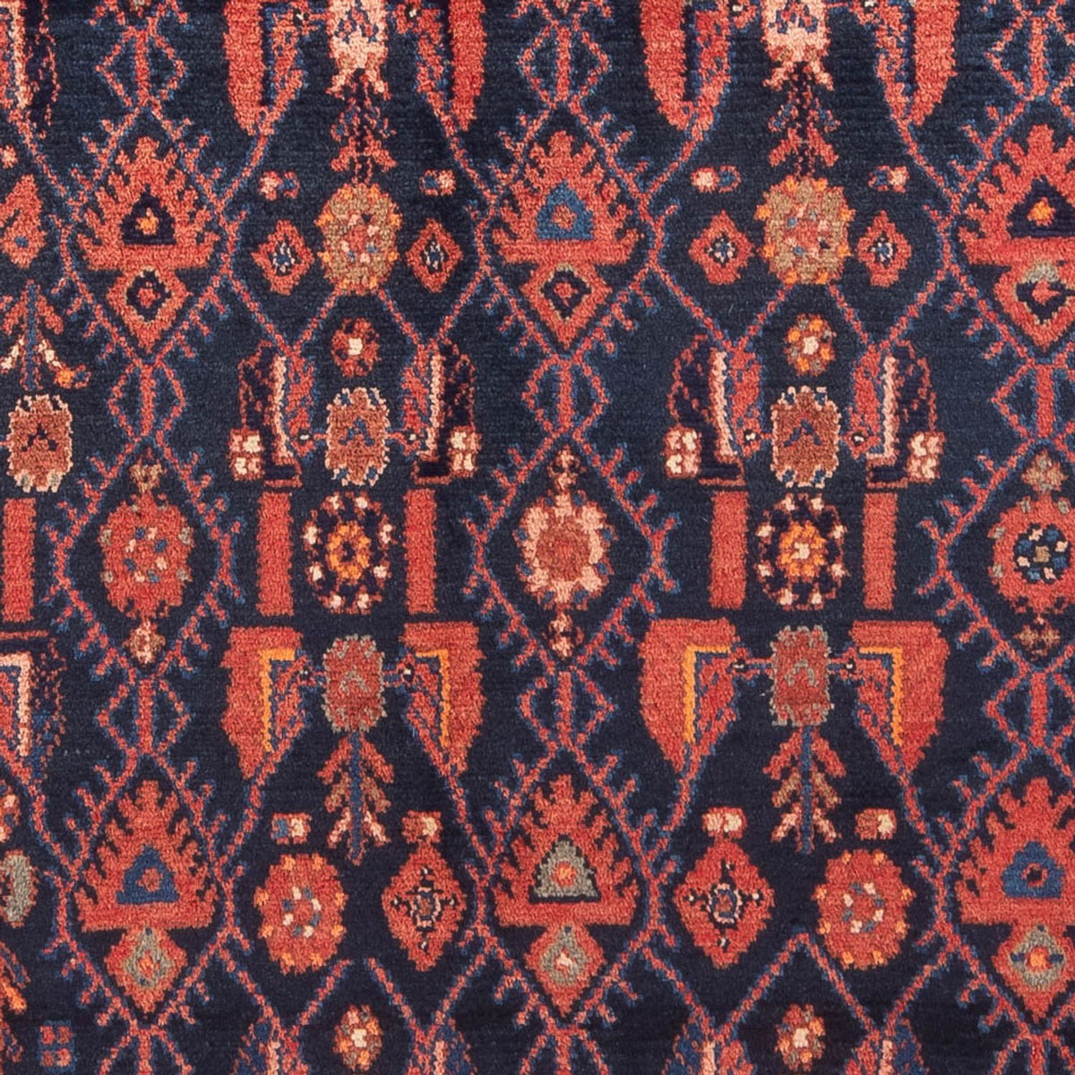 Tapis persan - Nomadic - 194 x 147 cm - bleu foncé