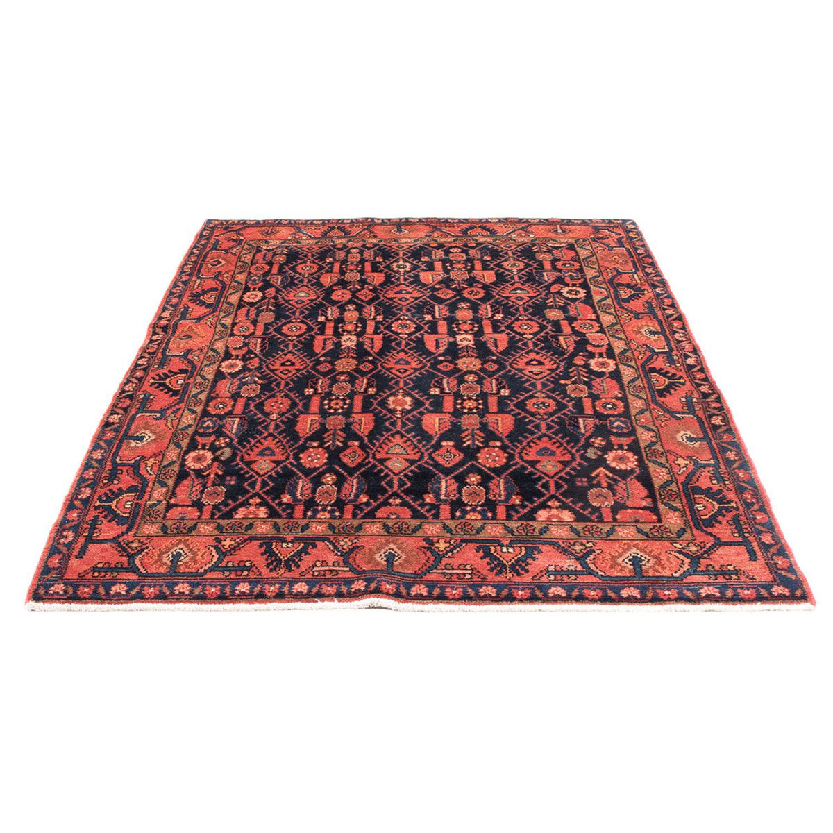 Tapis persan - Nomadic - 194 x 147 cm - bleu foncé