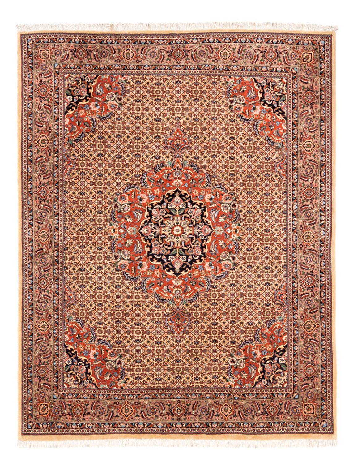 Tapis persan - Bidjar - 231 x 178 cm - beige