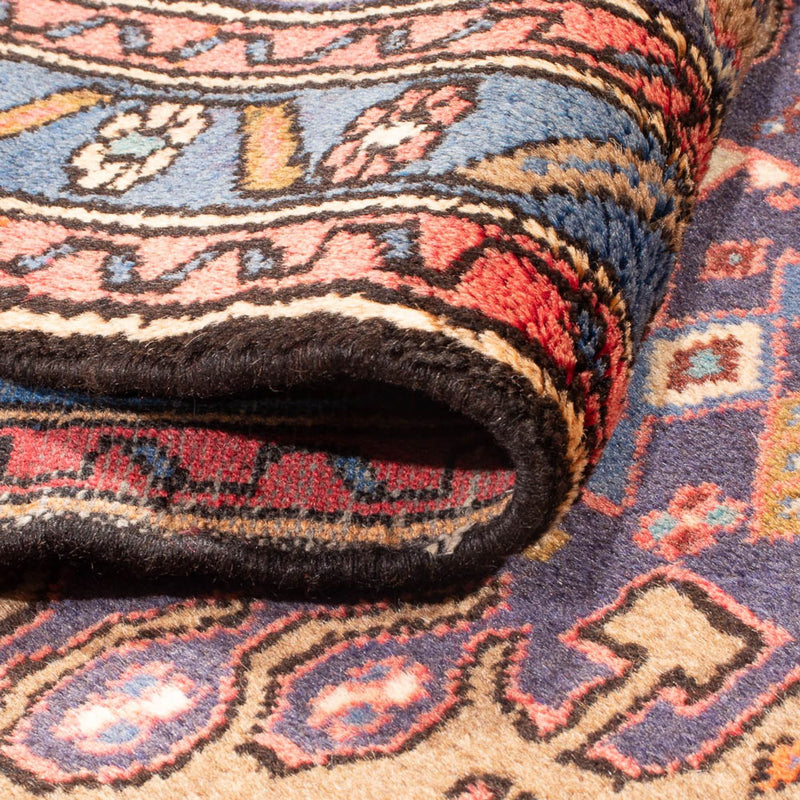 Tapis de couloir Tapis persan - Nomadic - 368 x 90 cm - multicolore