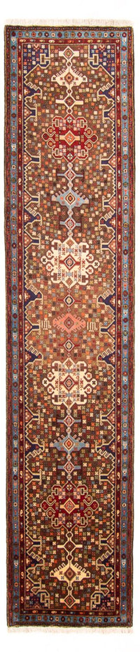 Tapis de couloir Tapis persan - Nomadic - 385 x 100 cm - multicolore