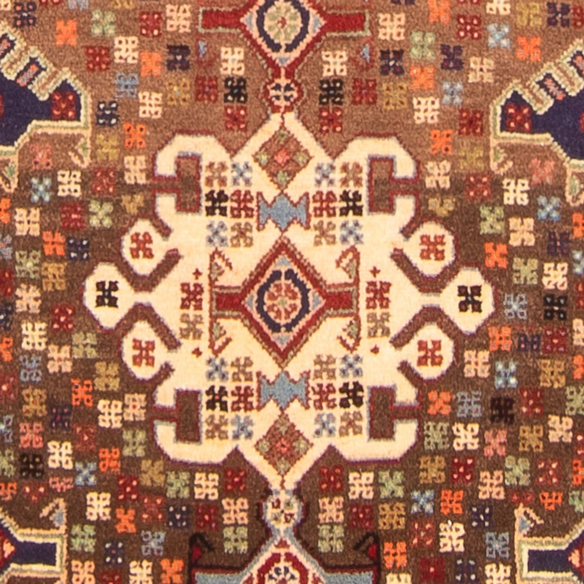 Tapis de couloir Tapis persan - Nomadic - 385 x 100 cm - multicolore