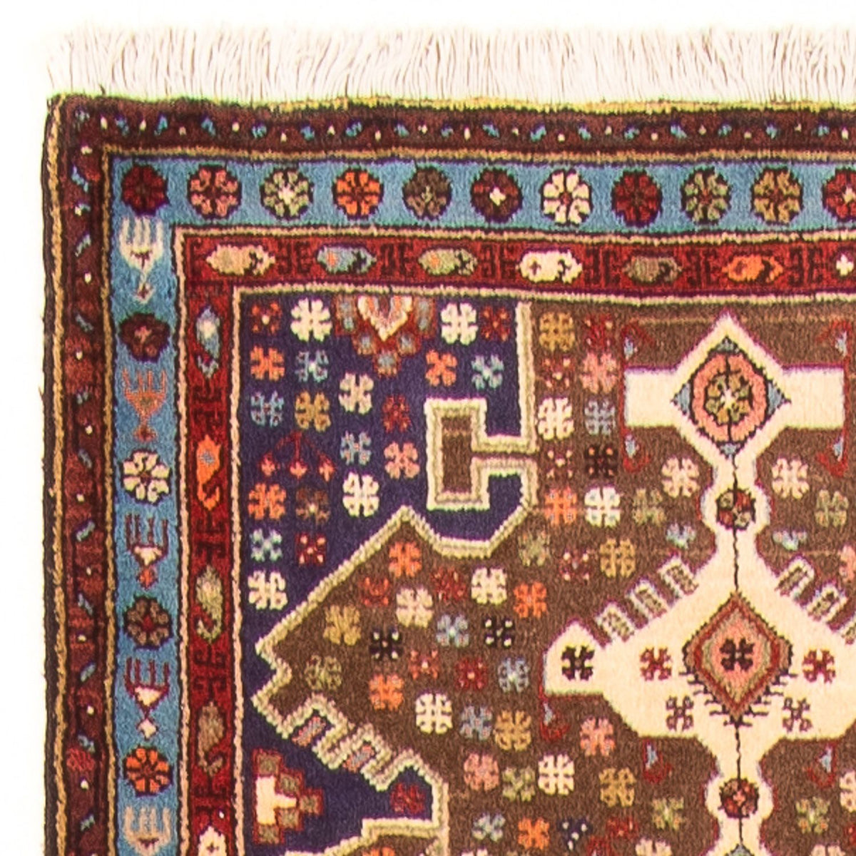 Tapis de couloir Tapis persan - Nomadic - 385 x 100 cm - multicolore