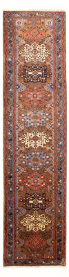 Tapis de couloir Tapis persan - Nomadic - 390 x 100 cm - multicolore