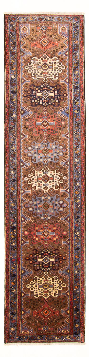 Tapis de couloir Tapis persan - Nomadic - 390 x 100 cm - multicolore