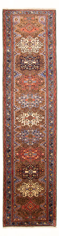 Tapis de couloir Tapis persan - Nomadic - 390 x 100 cm - multicolore
