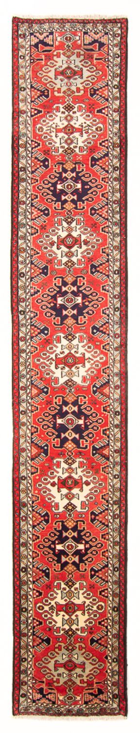 Tapis de couloir Tapis persan - Nomadic - 395 x 80 cm - rouge