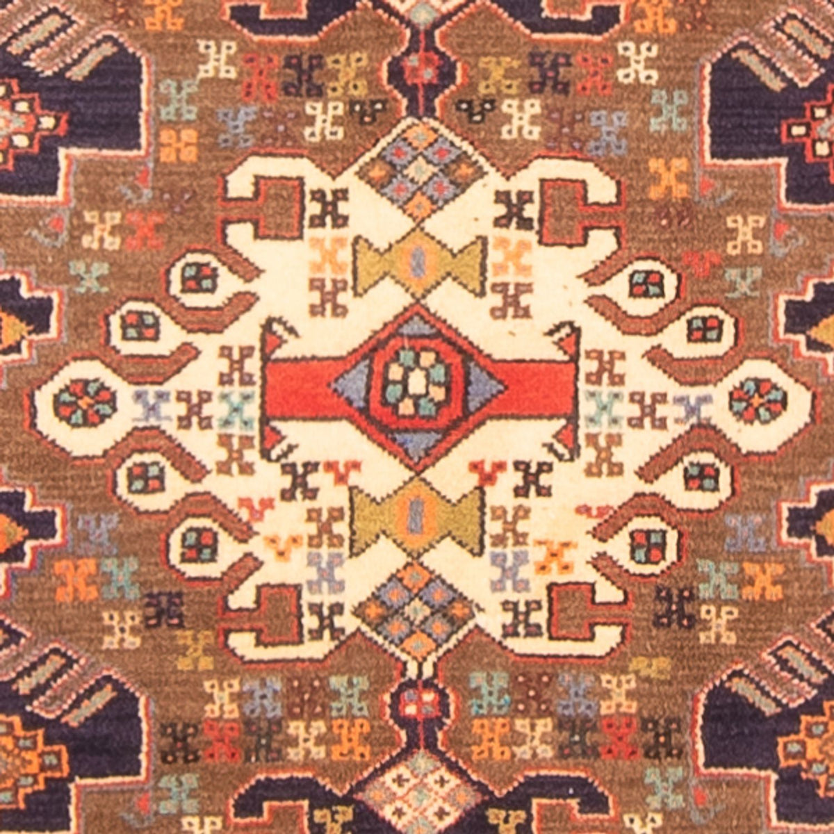 Tapis de couloir Tapis persan - Nomadic - 388 x 92 cm - multicolore