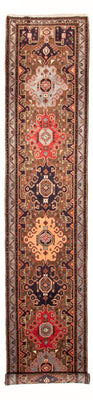Tapis de couloir Tapis persan - Nomadic - 414 x 106 cm - multicolore