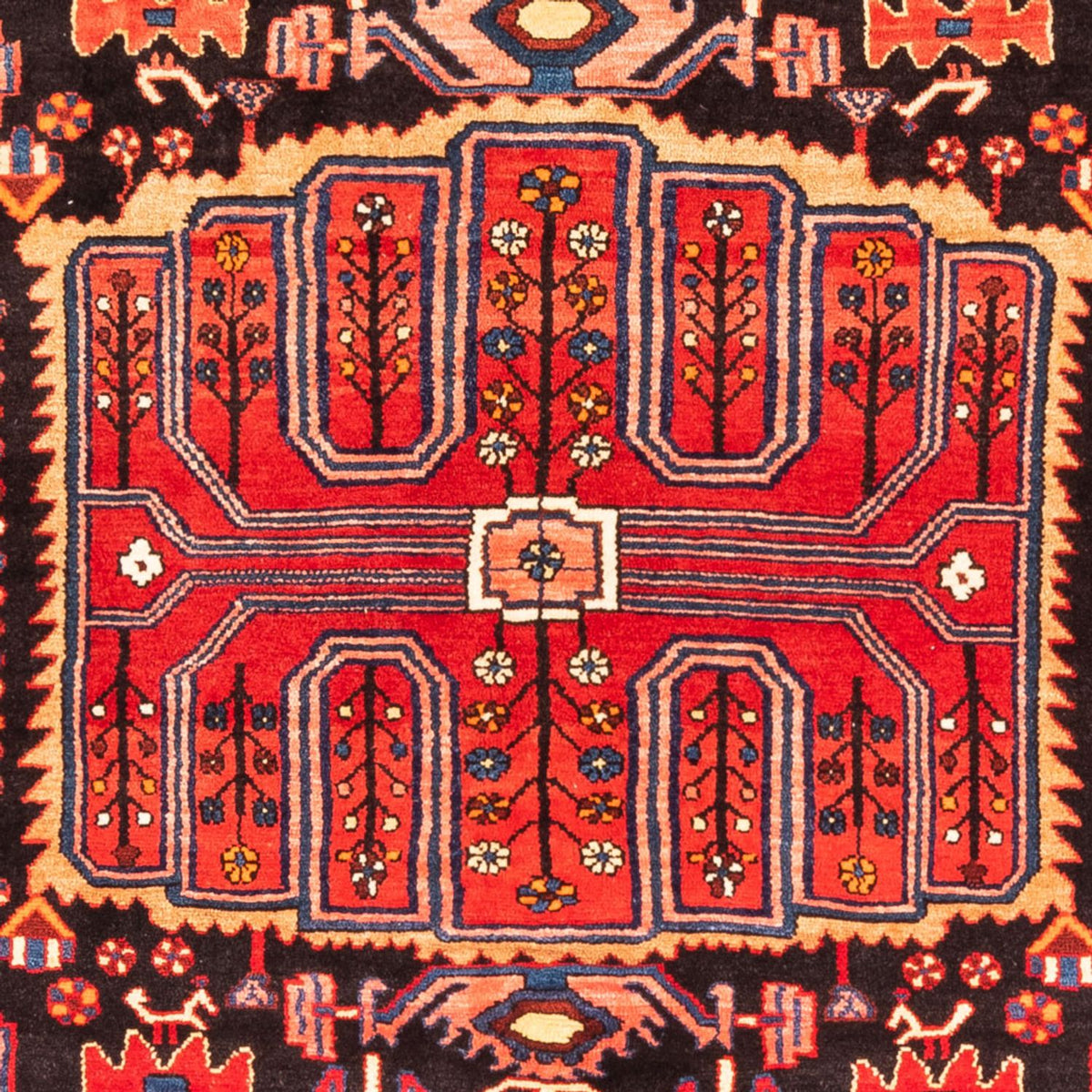 Tapis persan - Nomadic - 310 x 175 cm - rouge