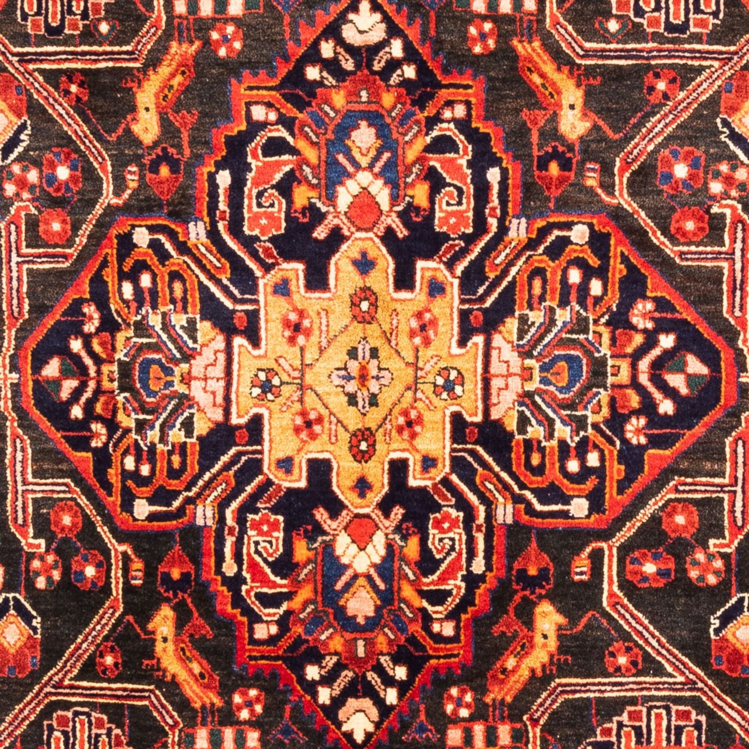 Tapis persan - Nomadic - 295 x 158 cm - bleu foncé