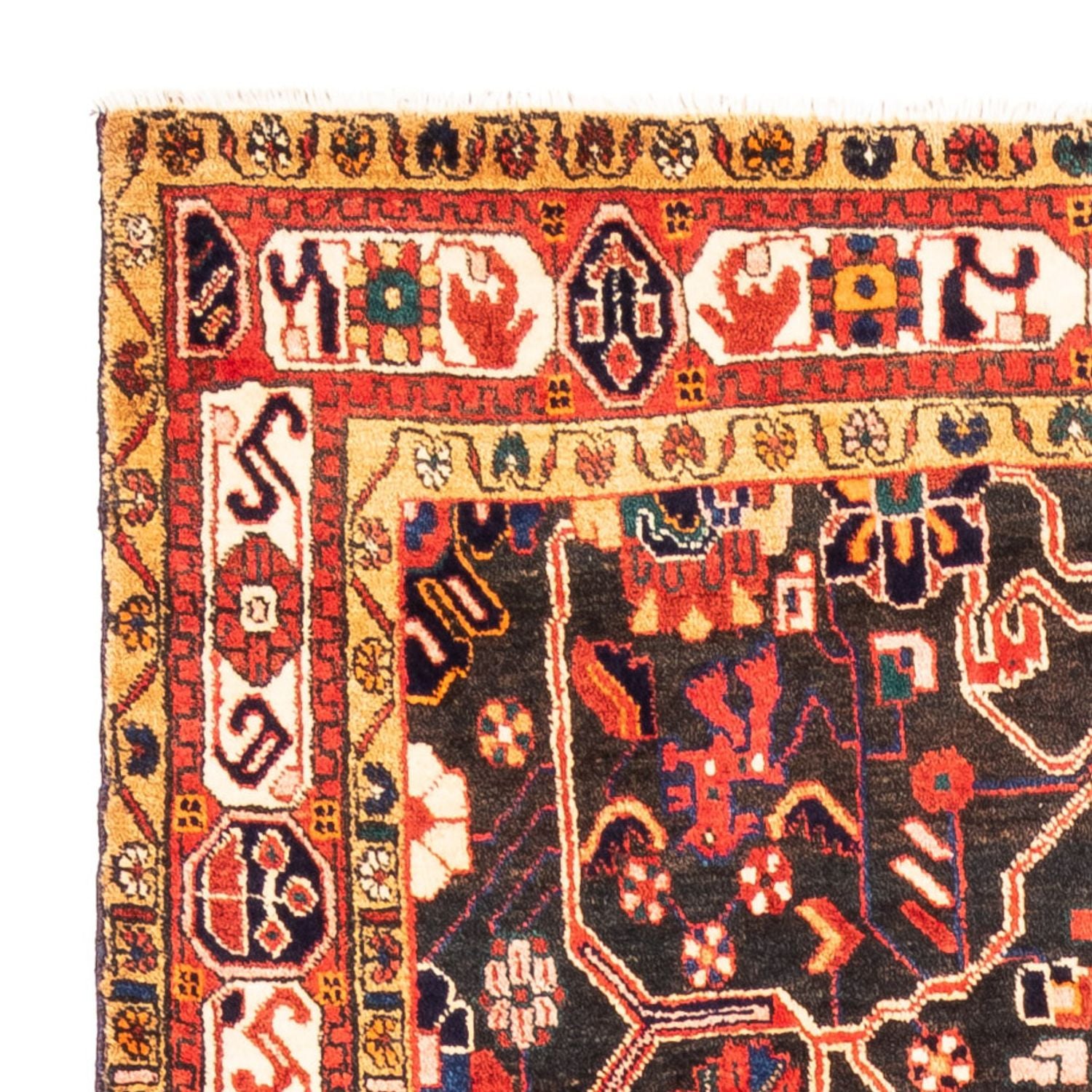 Tapis persan - Nomadic - 295 x 158 cm - bleu foncé