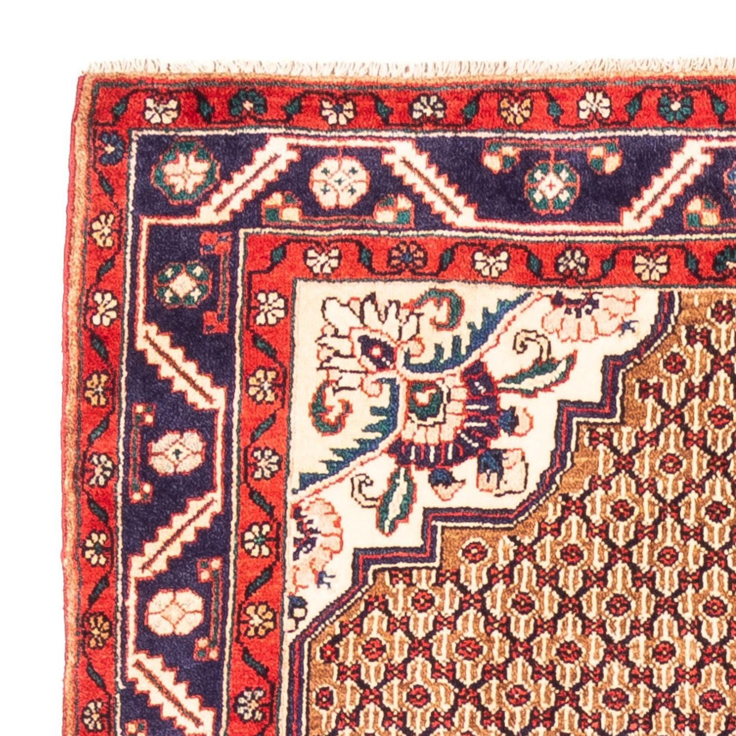 Tapis persan - Nomadic - 277 x 153 cm - bleu foncé