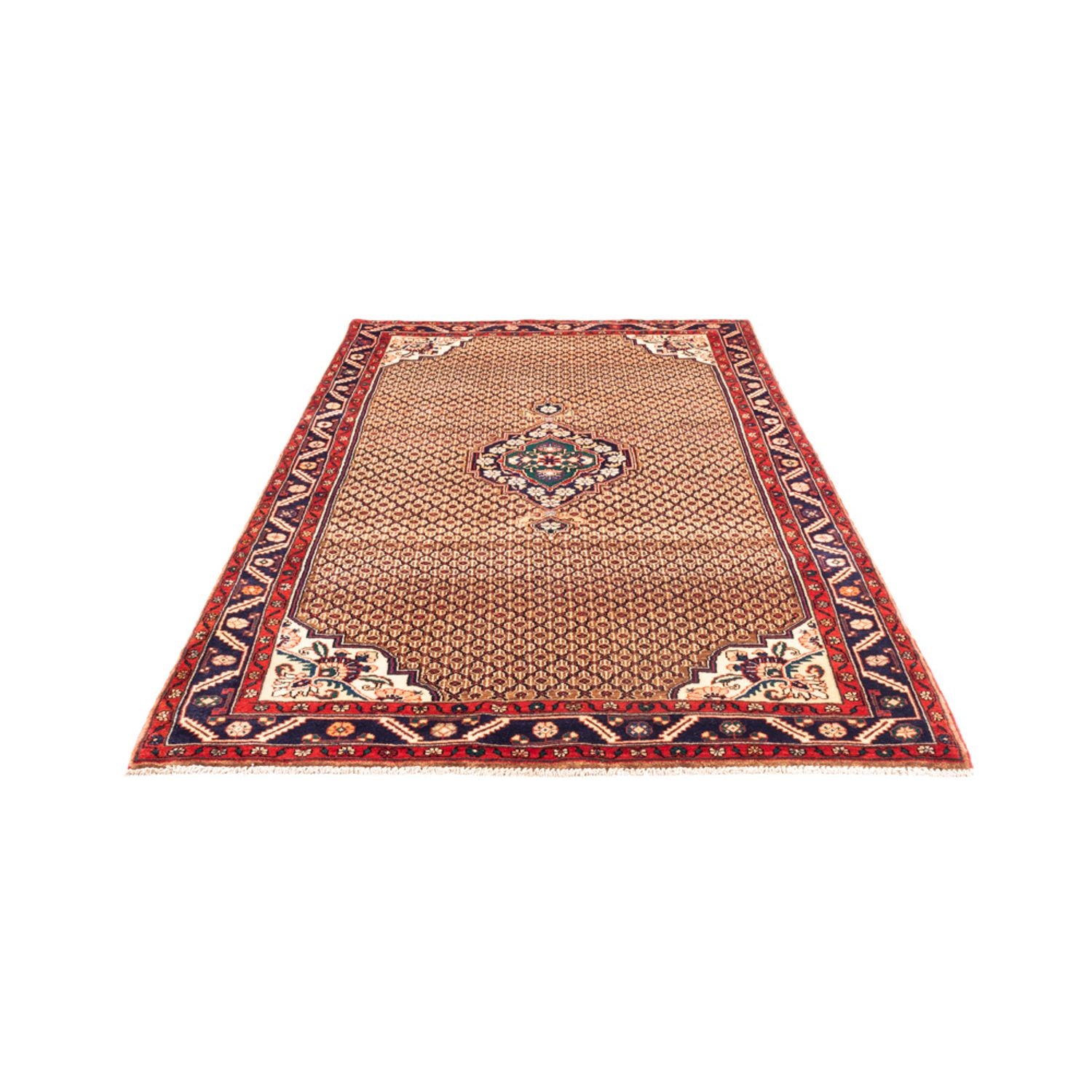Tapis persan - Nomadic - 277 x 153 cm - bleu foncé