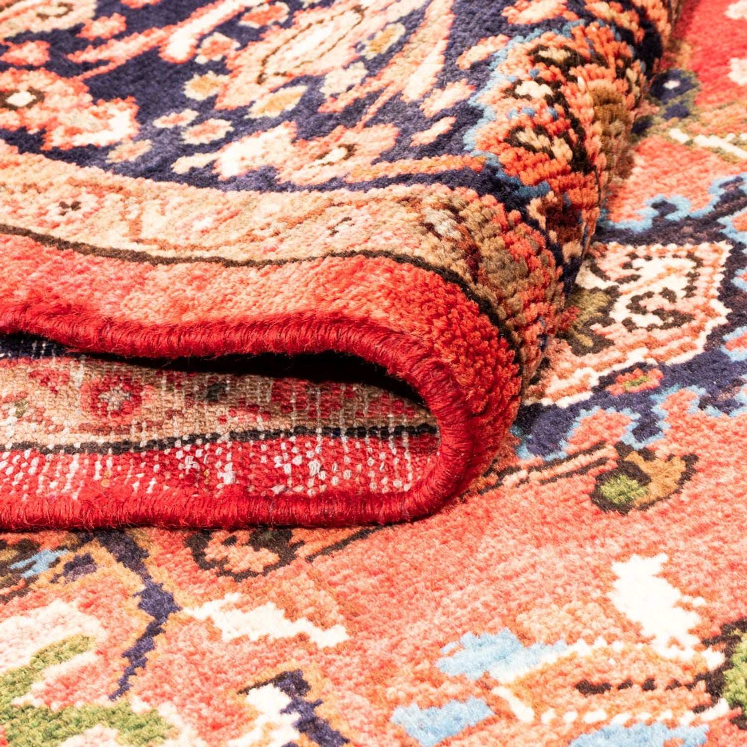 Tapis persan - Nomadic - 278 x 150 cm - rouge