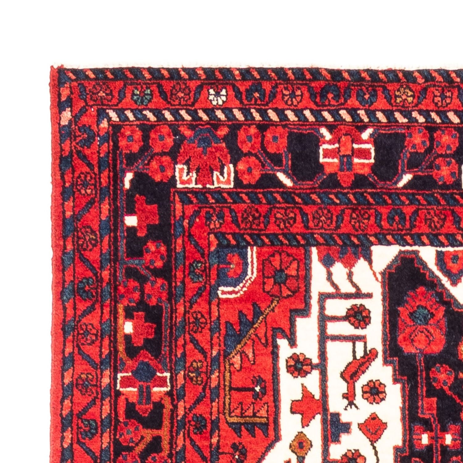 Tapis persan - Nomadic - 310 x 154 cm - bleu foncé
