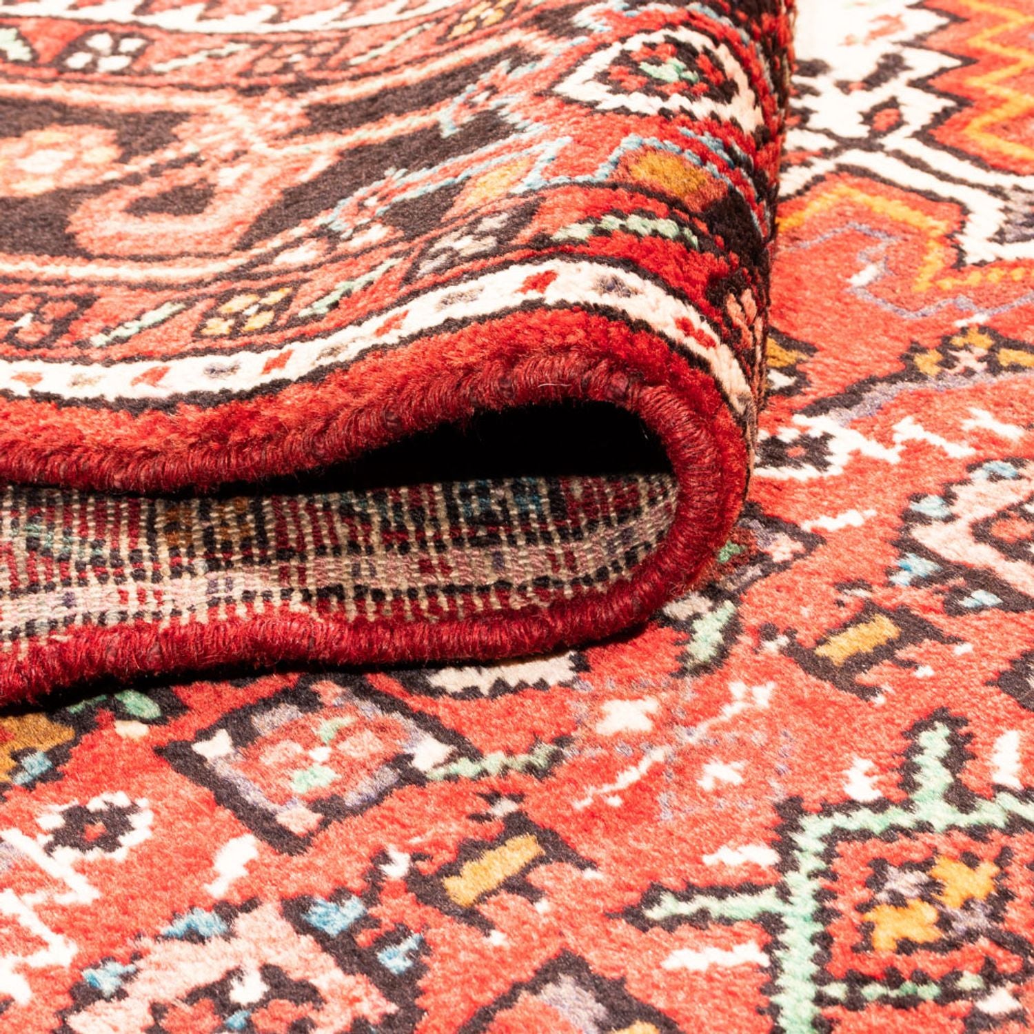 Tapis persan - Nomadic - 313 x 160 cm - rouge