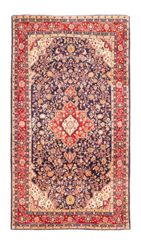 Tapis persan - Nomadic - 282 x 156 cm - bleu foncé