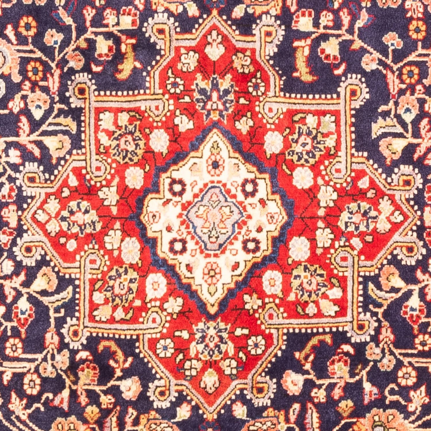 Tapis persan - Nomadic - 282 x 156 cm - bleu foncé