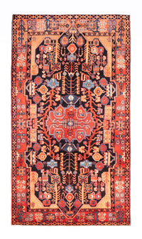 Tapis persan - Nomadic - 275 x 153 cm - bleu foncé