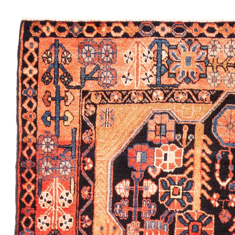 Tapis persan - Nomadic - 275 x 153 cm - bleu foncé