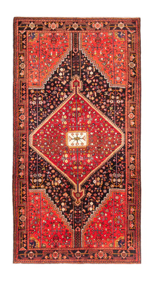 Tapis persan - Nomadic - 295 x 150 cm - bleu foncé