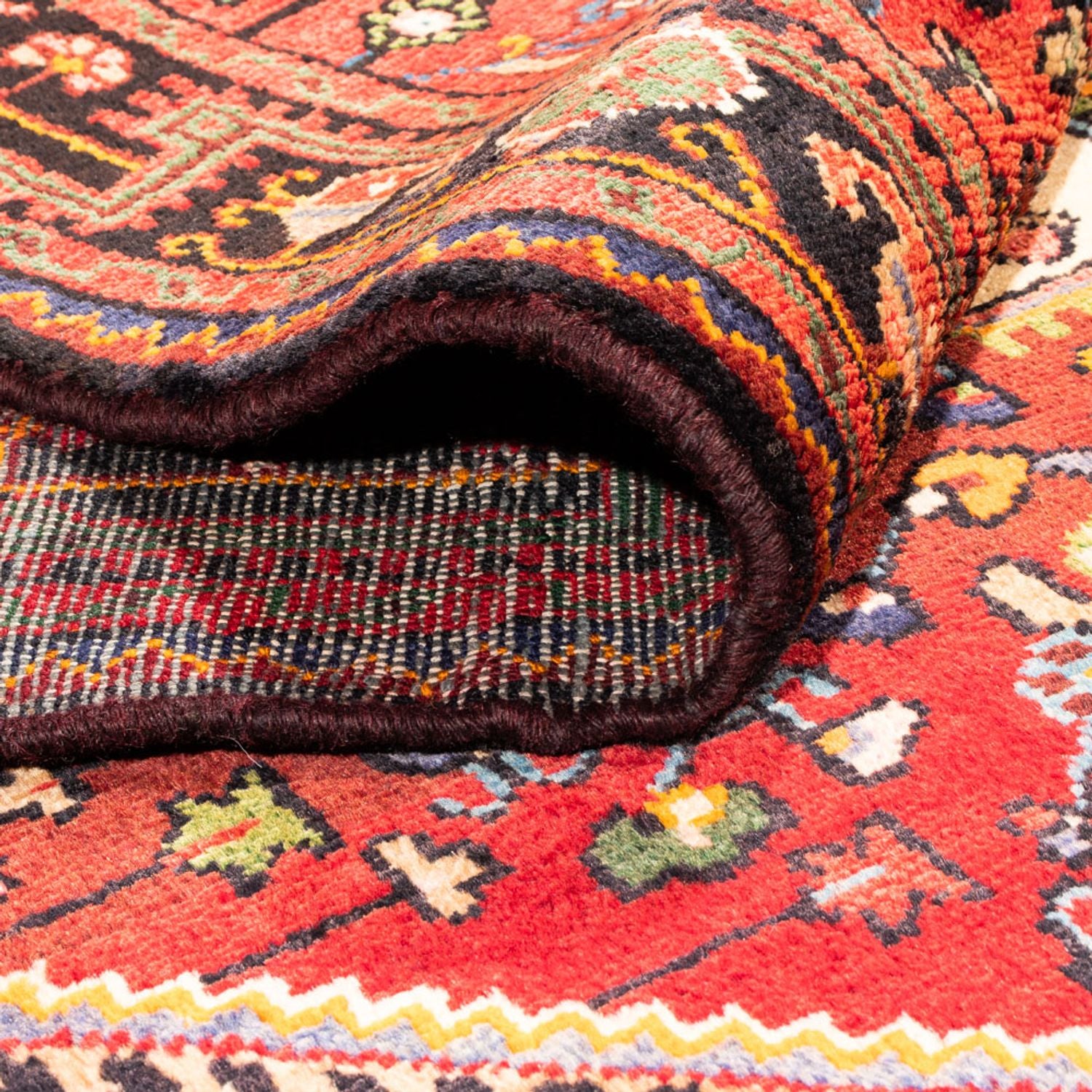Tapis persan - Nomadic - 295 x 150 cm - bleu foncé