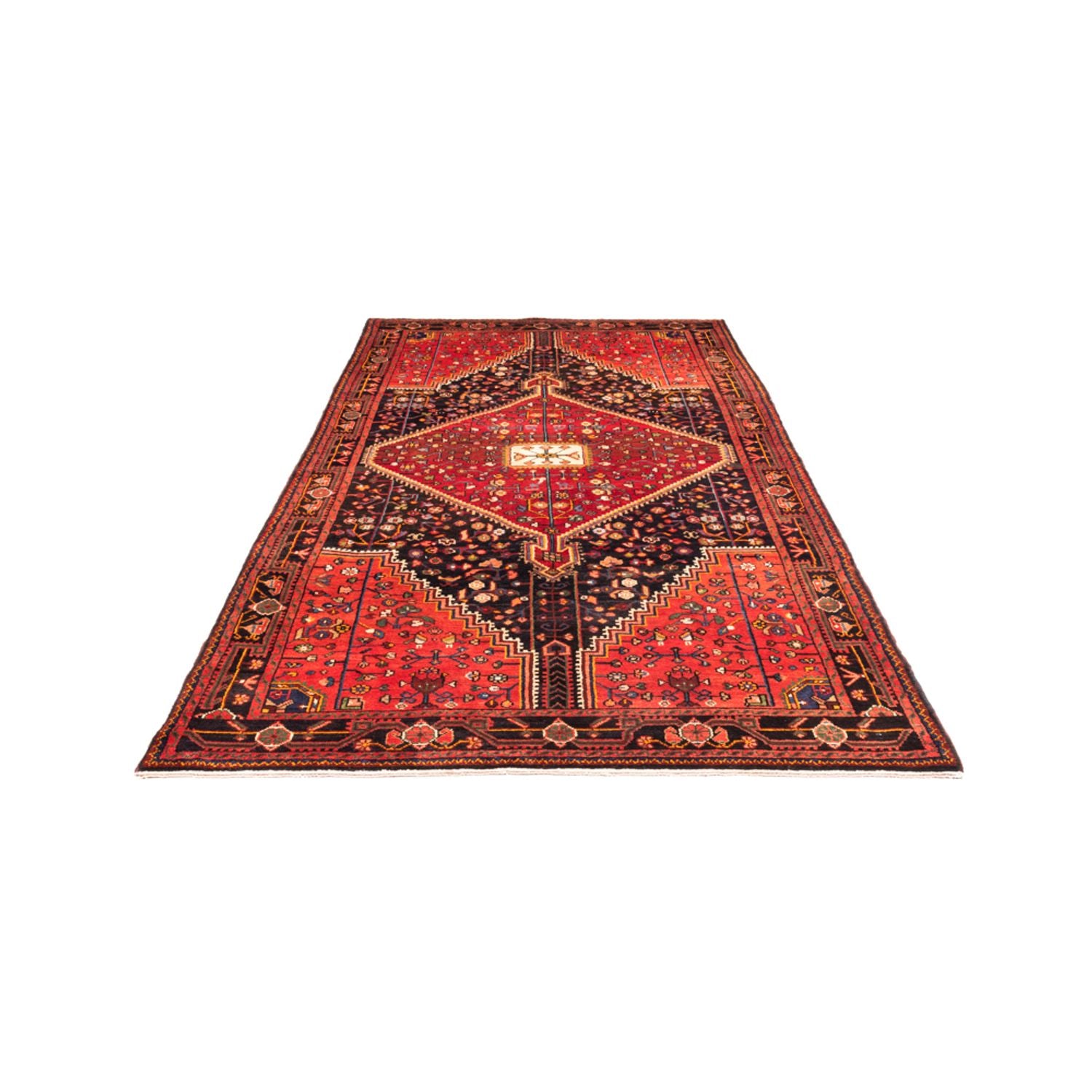 Tapis persan - Nomadic - 295 x 150 cm - bleu foncé
