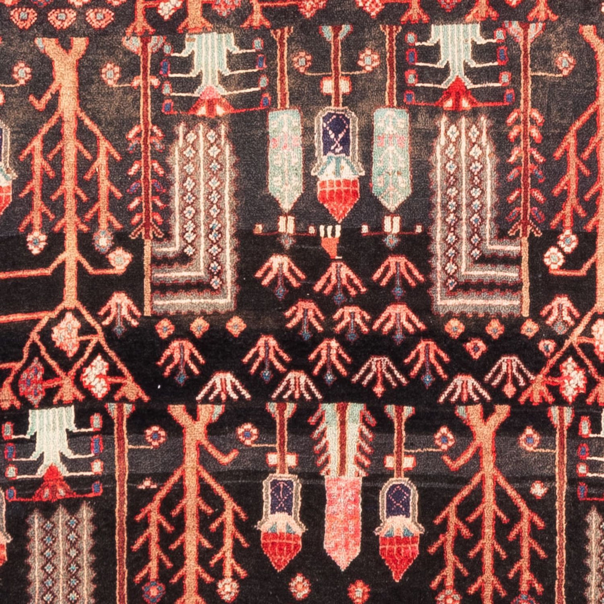 Tapis persan - Nomadic - 270 x 152 cm - bleu foncé