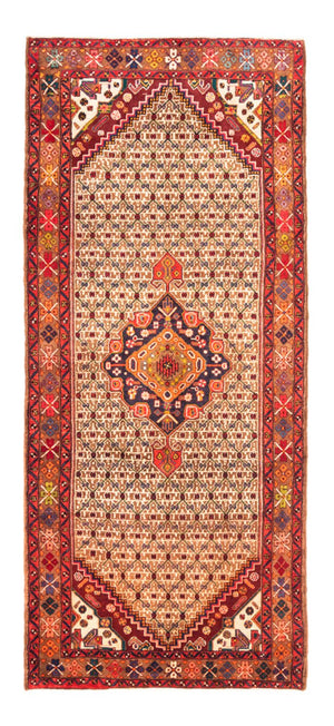 Tapis de couloir Tapis persan - Nomadic - 307 x 135 cm - bleu foncé