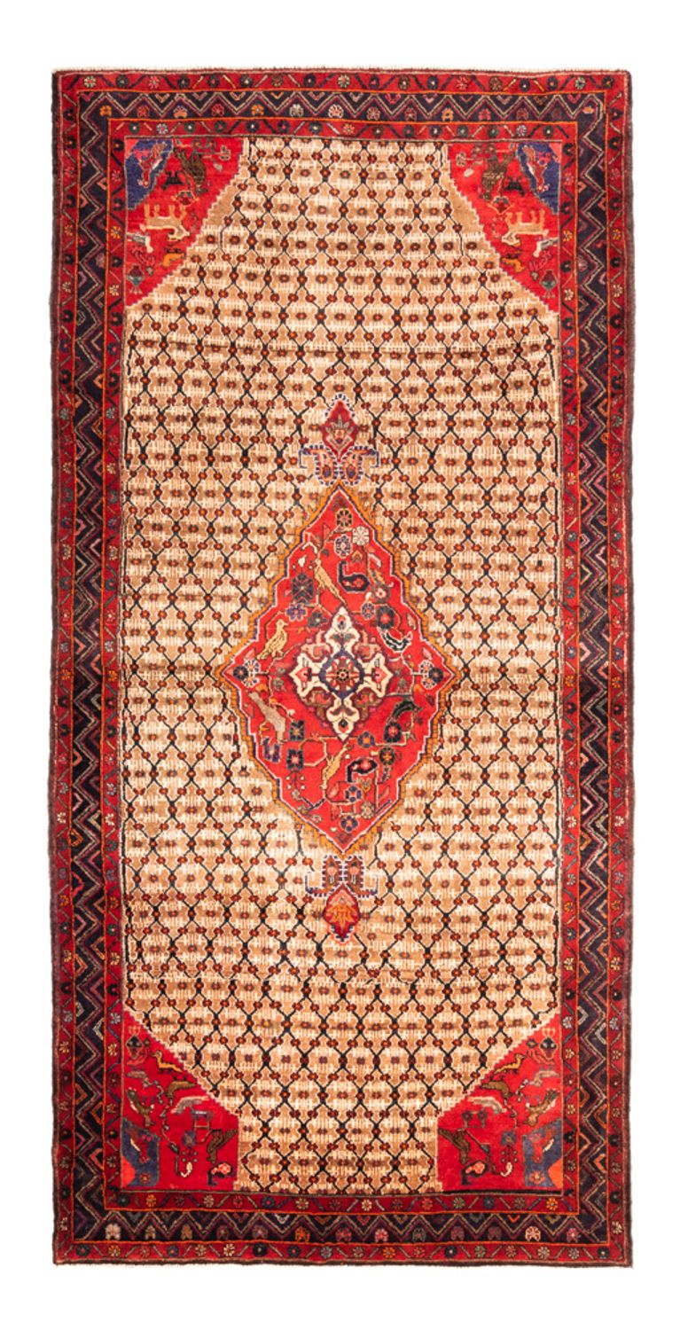 Tapis persan - Nomadic - 323 x 160 cm - rouge