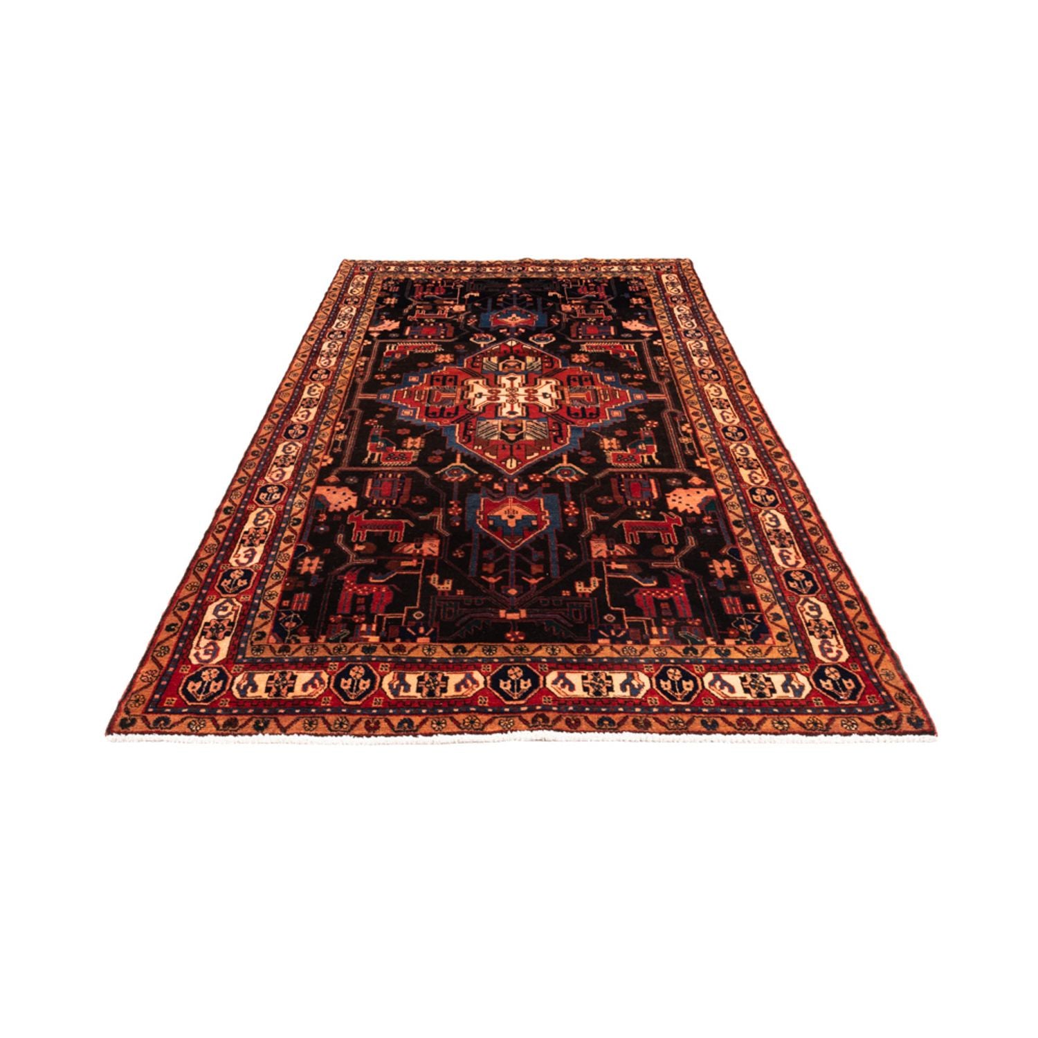 Tapis persan - Nomadic - 330 x 165 cm - rouge