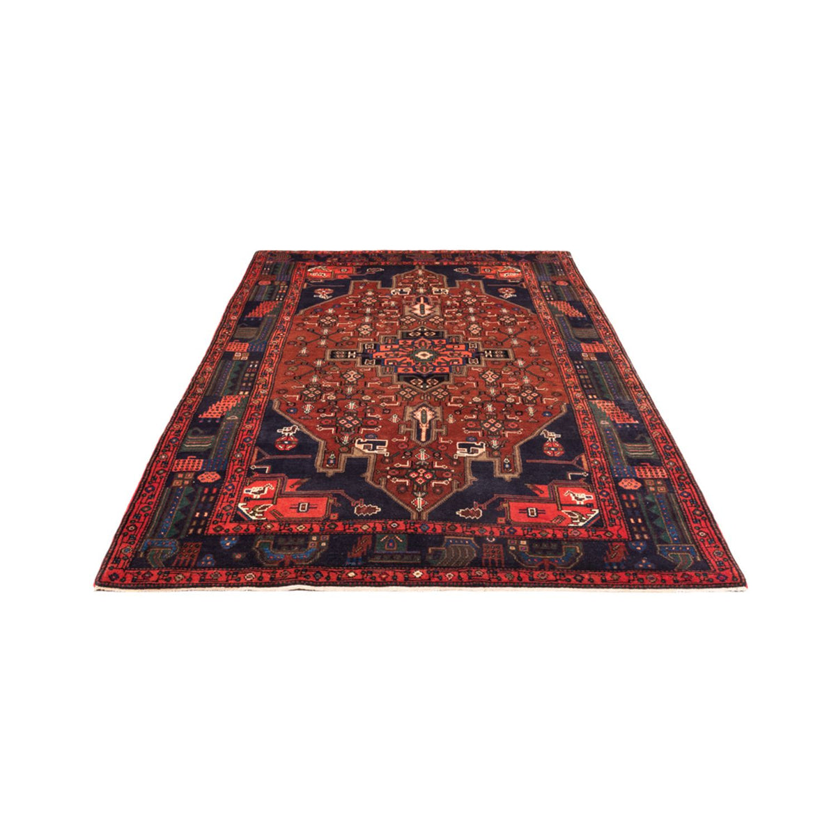 Tapis persan - Nomadic - 270 x 160 cm - rouge