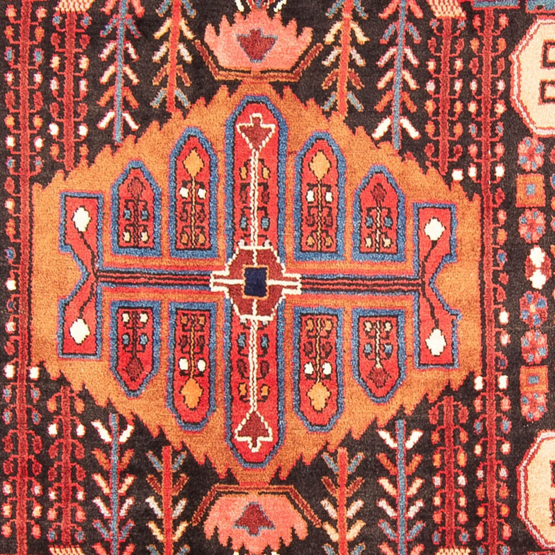 Tapis persan - Nomadic - 280 x 150 cm - bleu foncé