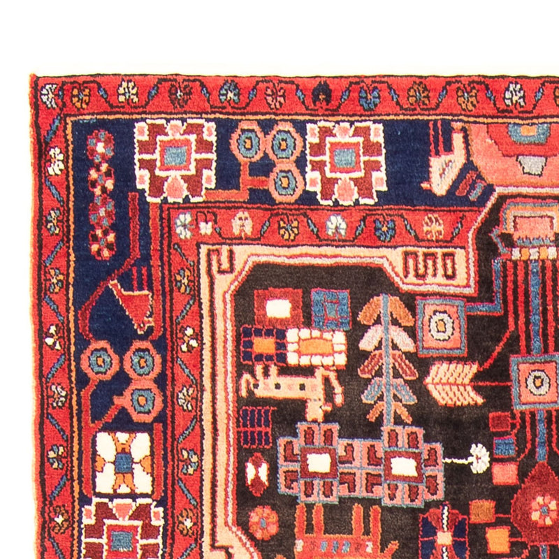 Tapis persan - Nomadic - 280 x 150 cm - bleu foncé