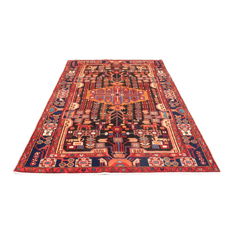 Tapis persan - Nomadic - 280 x 150 cm - bleu foncé