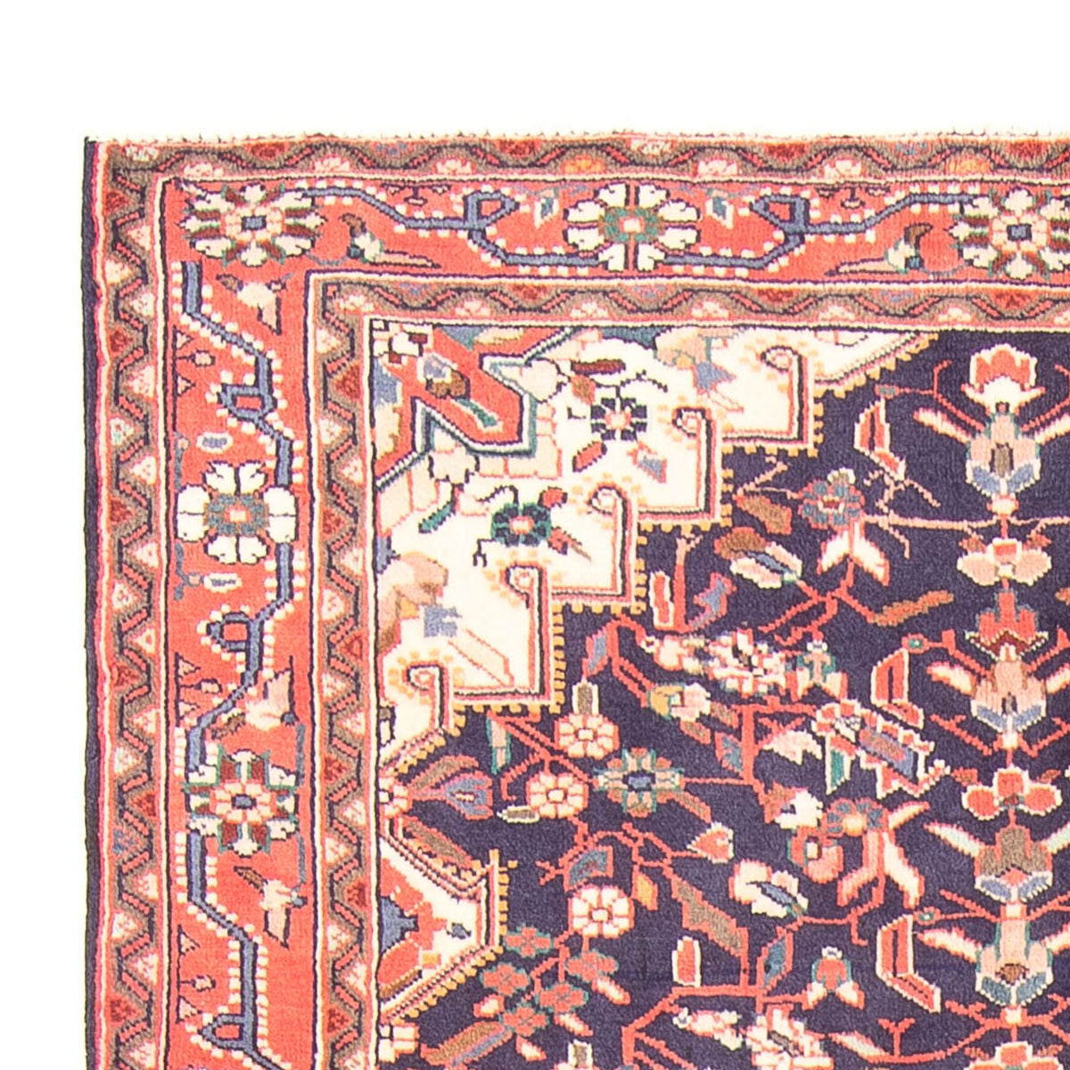 Tapis persan - Nomadic - 310 x 150 cm - bleu foncé