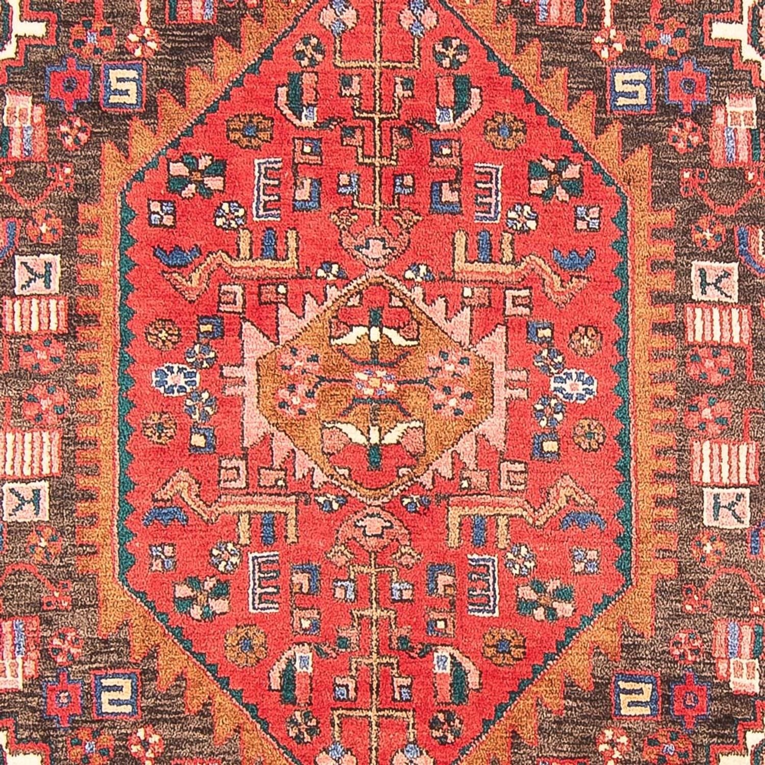 Tapis persan - Nomadic - 280 x 150 cm - bleu foncé