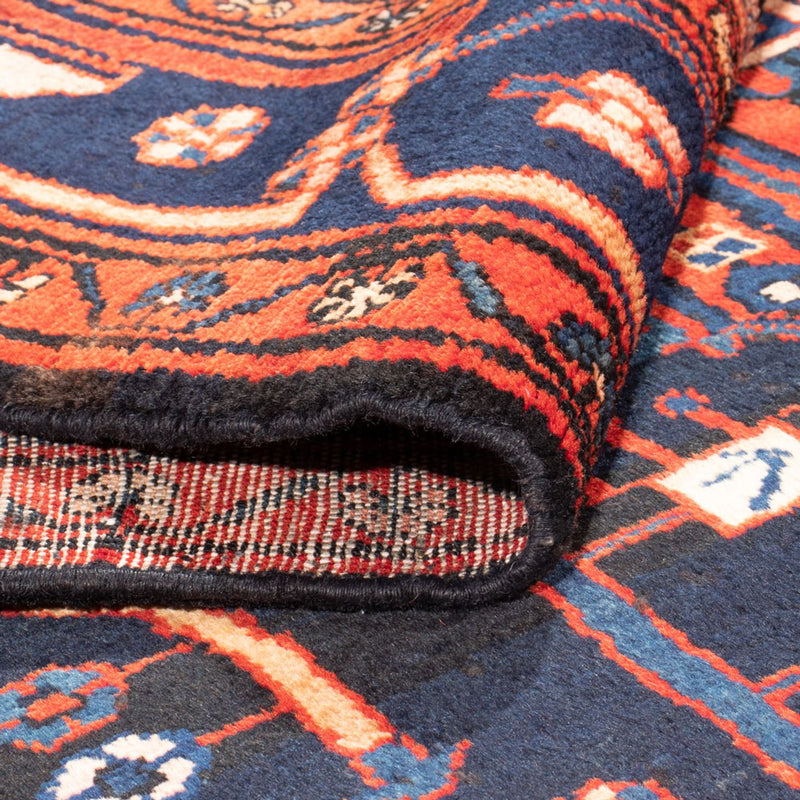Tapis persan - Nomadic - 295 x 154 cm - bleu foncé