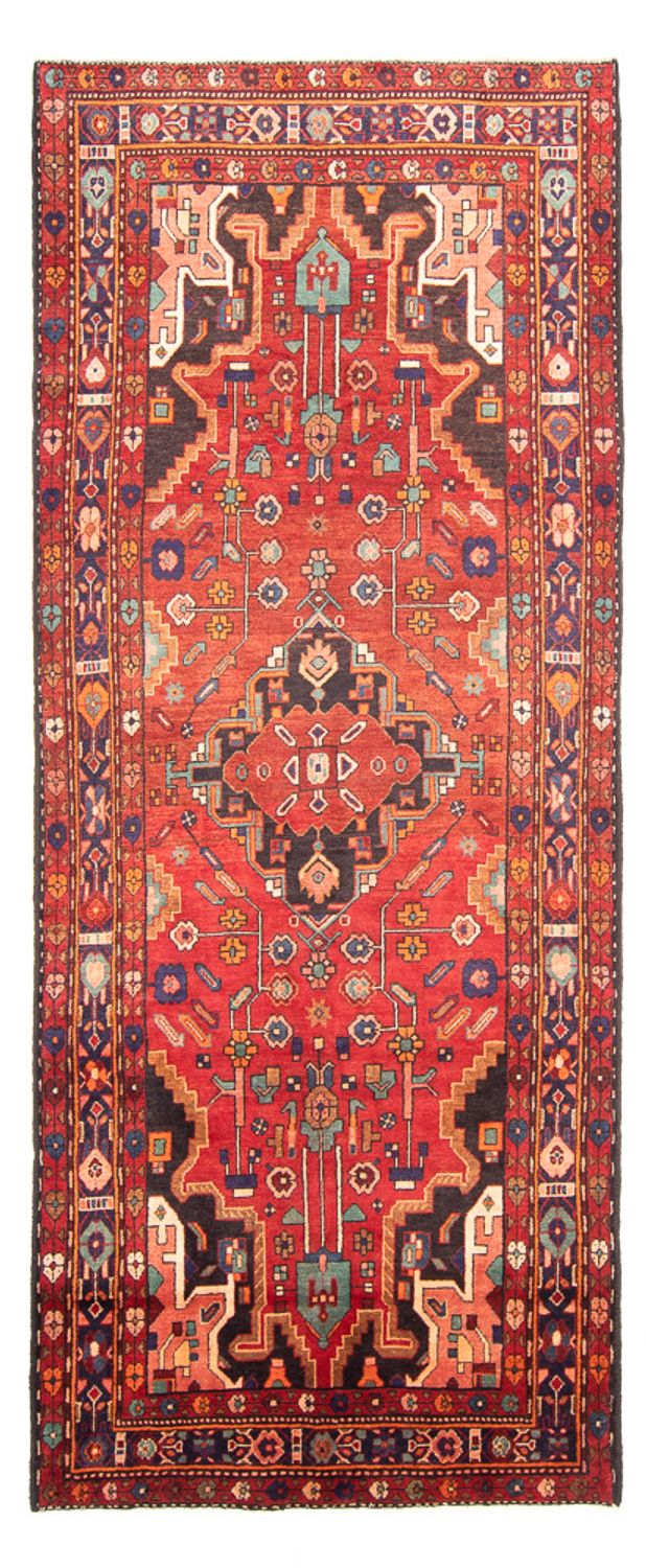 Tapis de couloir Tapis persan - Nomadic - 350 x 150 cm - rouge