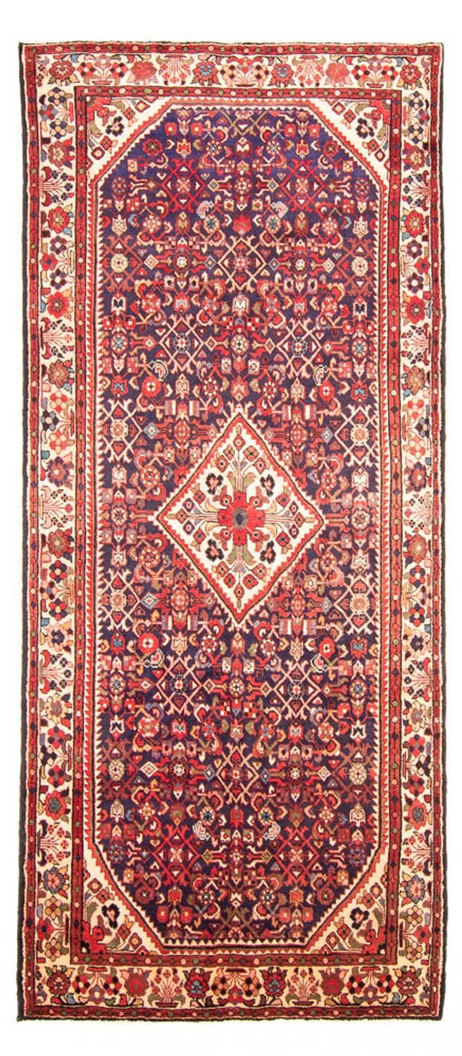 Tapis persan - Nomadic - 330 x 153 cm - bleu foncé