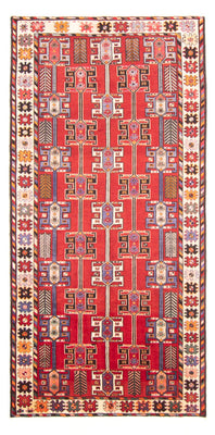 Tapis de couloir Tapis persan - Nomadic - 277 x 145 cm - rouge