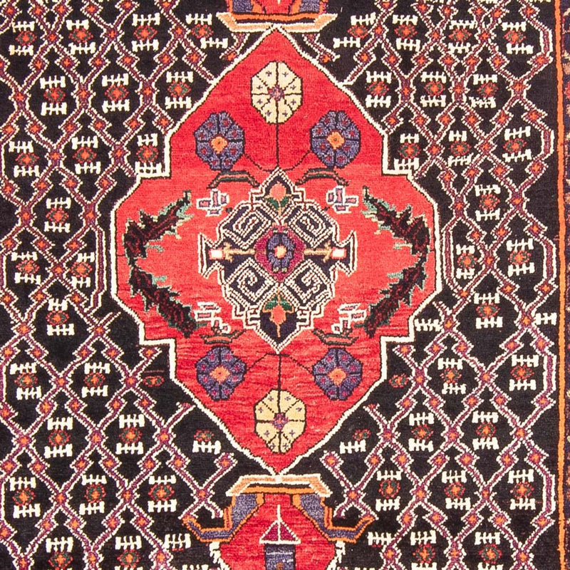 Tapis persan - Nomadic - 313 x 152 cm - bleu foncé
