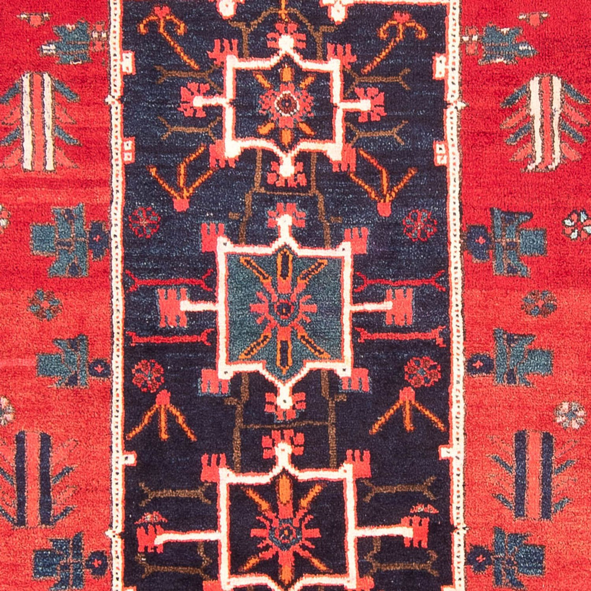 Tapis persan - Nomadic - 310 x 155 cm - rouge