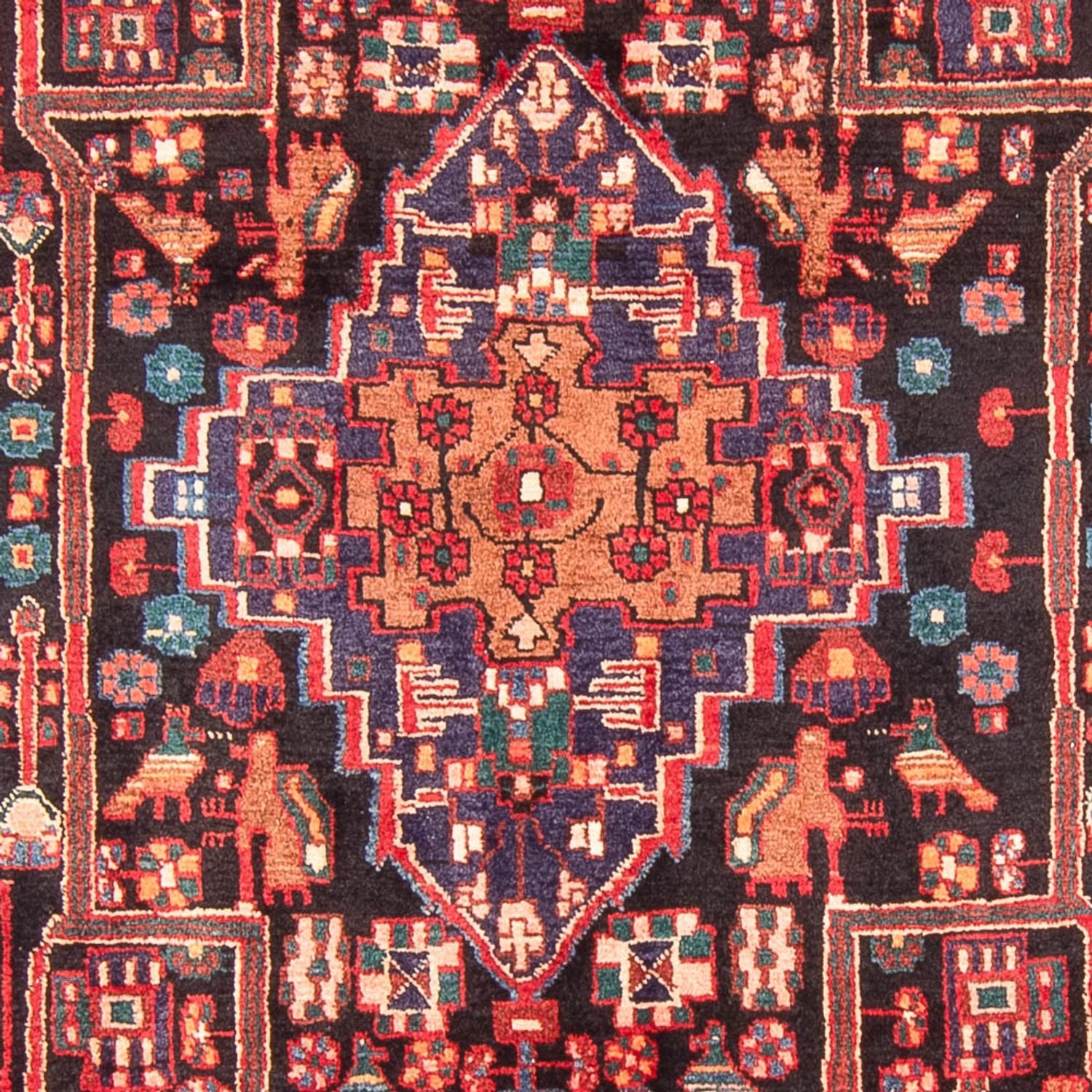 Tapis persan - Nomadic - 285 x 164 cm - bleu foncé