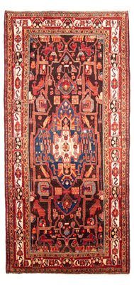 Tapis persan - Nomadic - 313 x 160 cm - bleu foncé