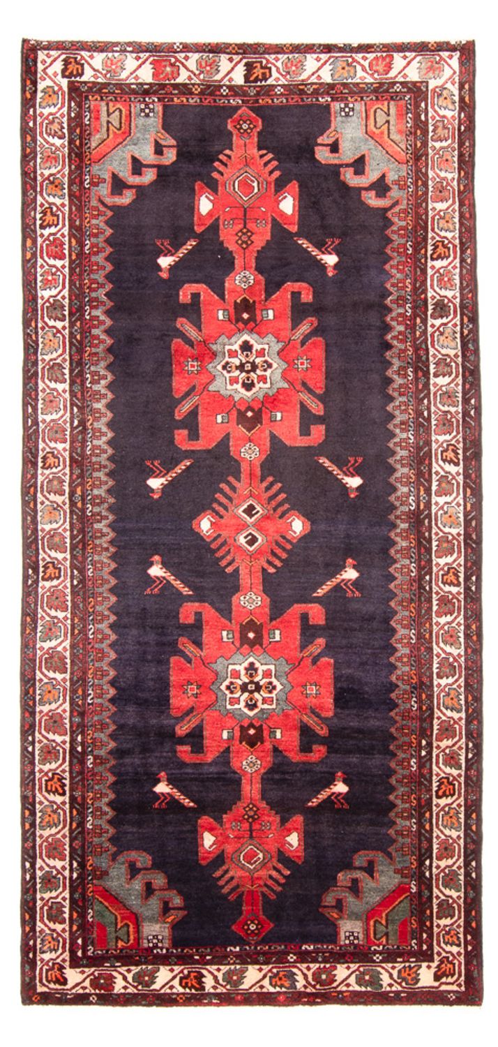 Tapis de couloir Tapis persan - Nomadic - 295 x 147 cm - bleu foncé